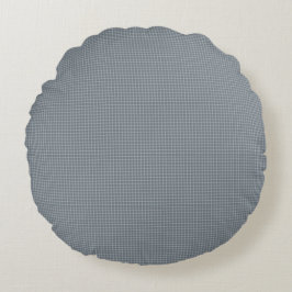 Timeless Blue Kariert Round Throw Pillow Rundes Kissen