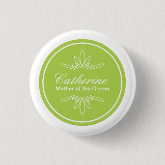 Timeless Charme-Hochzeits-Party-Namen-Knopf - Button