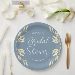 Timeless Floral Symphony Brautparty Pappteller