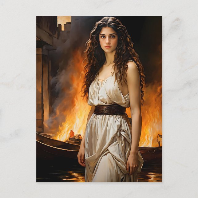 "Timeless Helen: Troys Catalyst" Postkarte (Vorderseite)