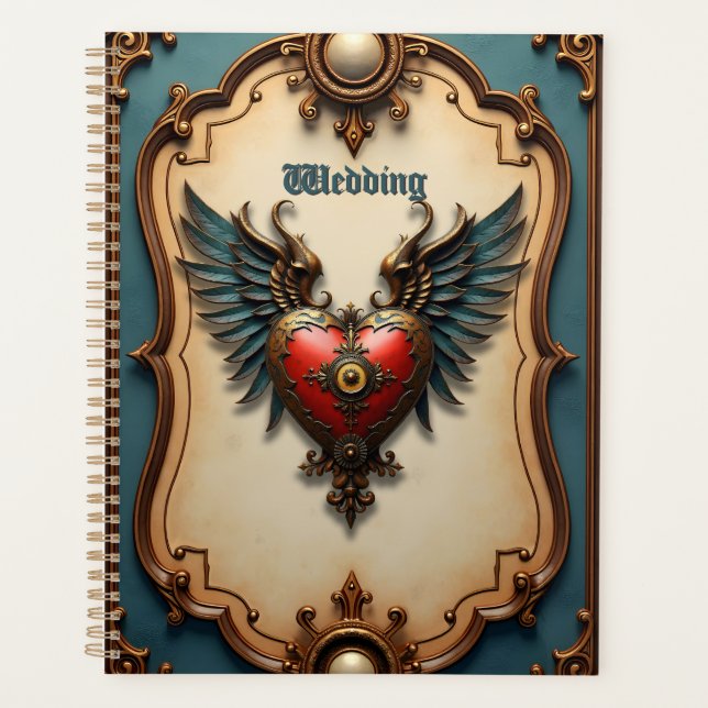 Timeless love, surreal elegance in steampunk style planer (Vorderseite)