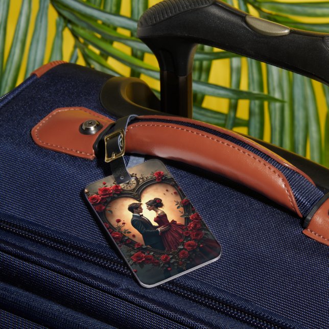 Timeless Love –Victorian Gothic Wedding Collection Gepäckanhänger (Vorderseite Insitu 1)