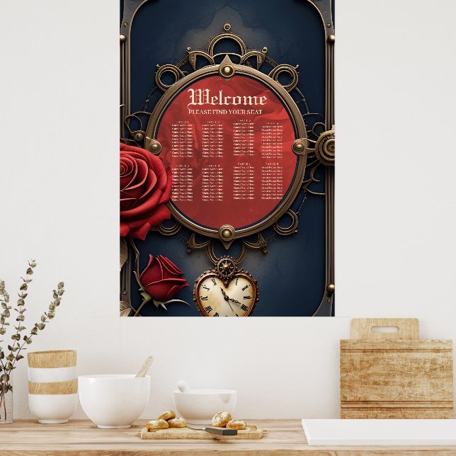 Timeless Love –Victorian Gothic Wedding Collection Poster (Küche)