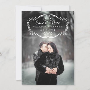 Timeless   Moderne Photo Save the Date Classique