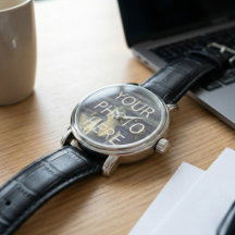 Timeless Moments Personalized Custom Photo Watch