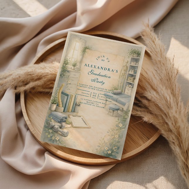 Timeless Physical Therapy Graduate Einladung (Von Creator hochgeladen)