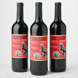 Timeless Wine Labels for Nostalgic Moments! Weinetikett