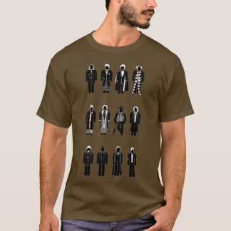 Timelord Erkennungsleitfaden 1. 11. plus Kriegsdok T-Shirt