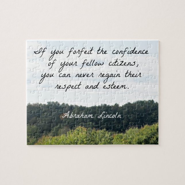 Timely Zitat von Abraham Lincoln (Horizontal)