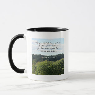 Timely Zitat von Abraham Lincoln Tasse