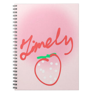 TimelyStrawberry 苺 ノートブック Notizblock