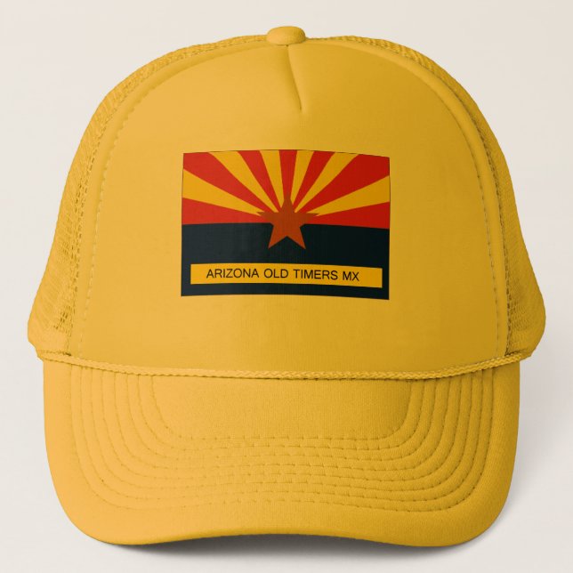Timer Arizonas alte MX-Flagge Truckerkappe (Vorderseite)