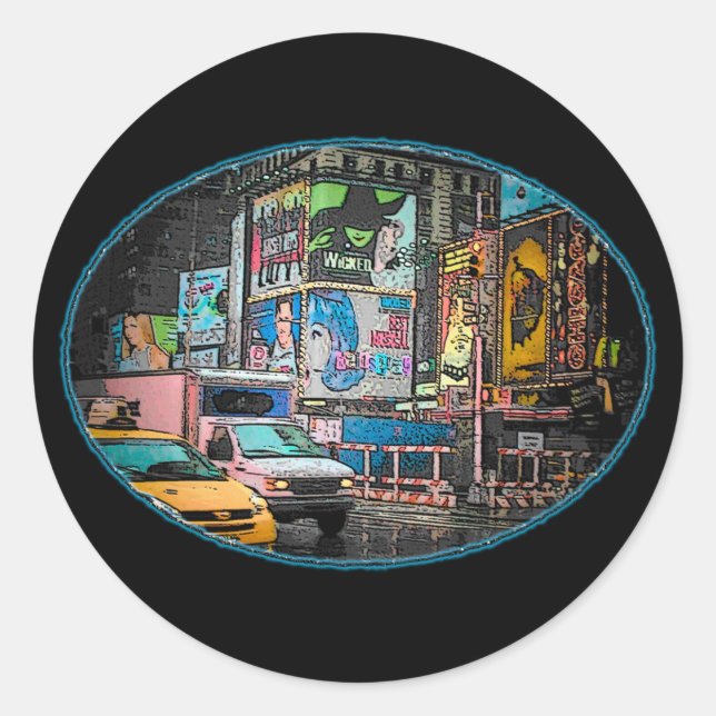 Times Square Billboard Stickers (Vorderseite)