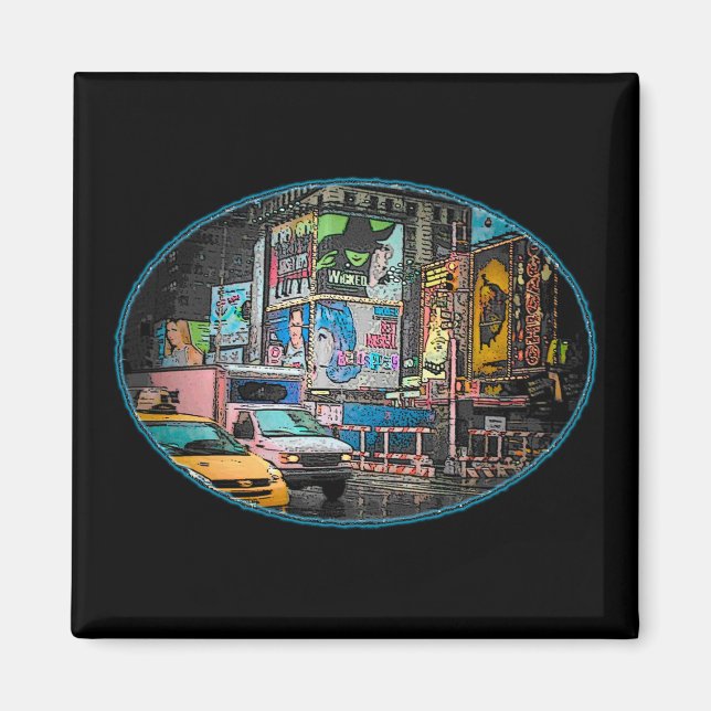 Times Square Billboards Magnet (Vorne)