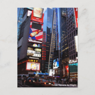Times Square by Night Postkarte