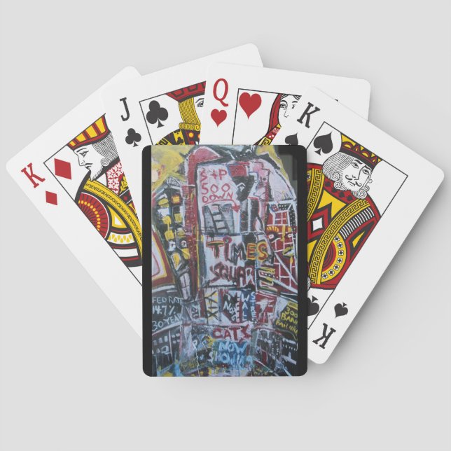 TIMES SQUARE CATS SPIELKARTEN (Rückseite)