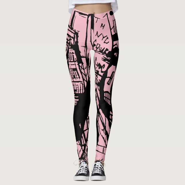 TIMES SQUARE CNBC LEGGINGS (Vorderseite)