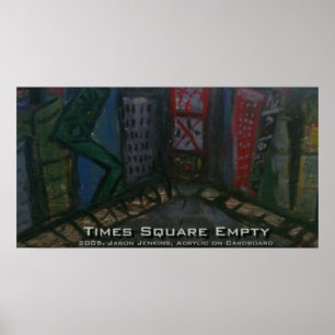 TIMES SQUARE EMPTY POSTER