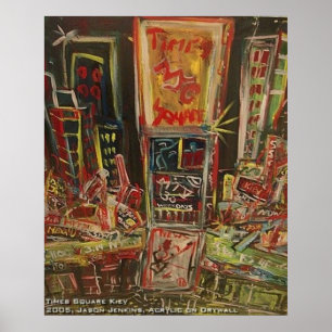 TIMES SQUARE KIEW POSTER