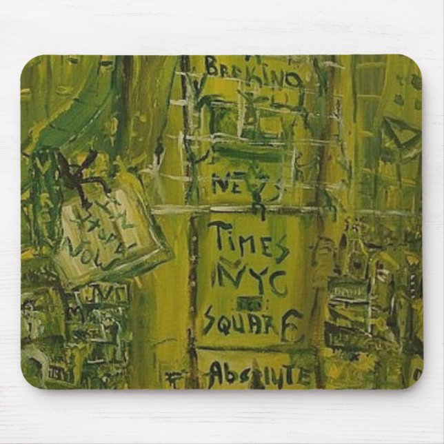 TIMES SQUARE LIMETTE MOUSEPAD (Vorne)