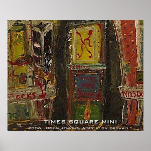 TIMES SQUARE MINI POSTER (Vorne)
