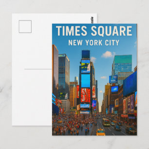 Times Square – New York City Postkarte