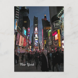 Times Square New York Postcard Postkarte
