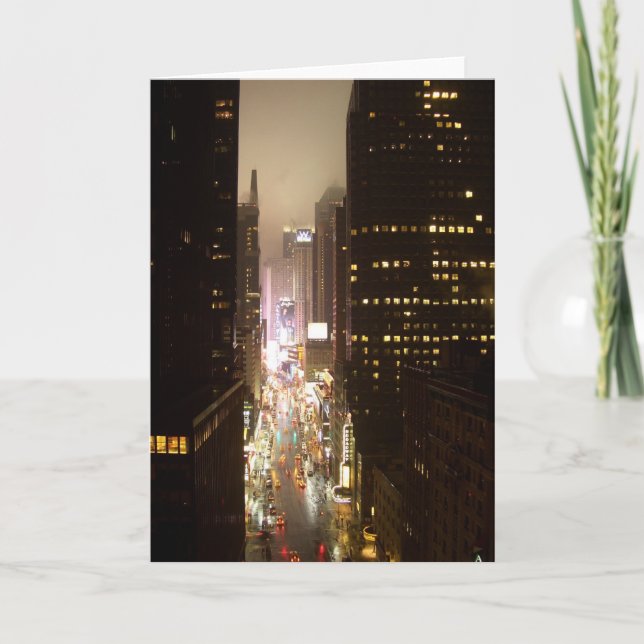 Times Square NYC Karte (Vorderseite)