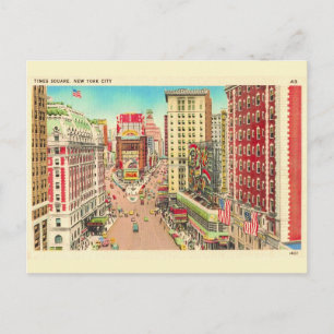Times Square NYC Postkarte
