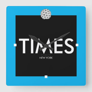 TIMES SQUARE QUADRATISCHE WANDUHR