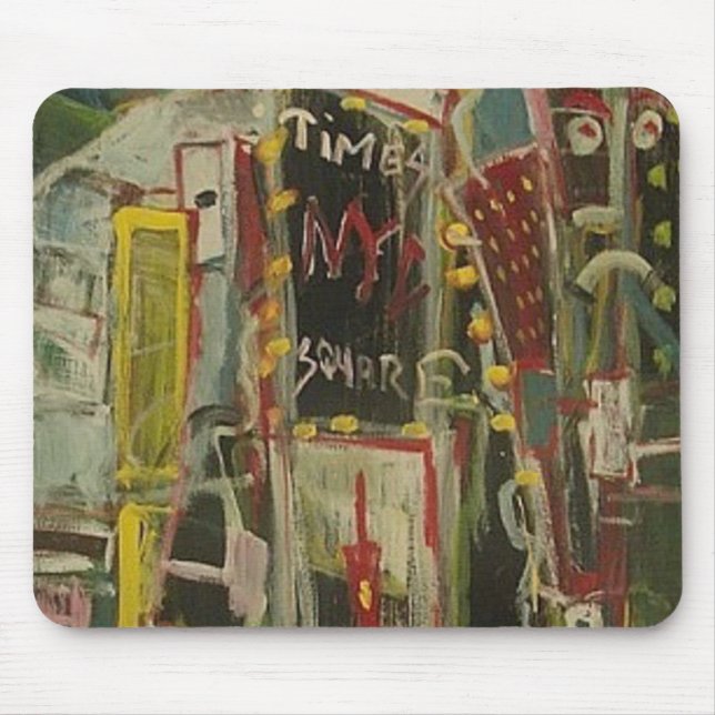 TIMES SQUARE RED WEIN MOUSEPAD (Vorne)