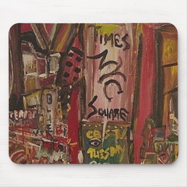 TIMES SQUARE ROT MOUSEPAD (Vorne)