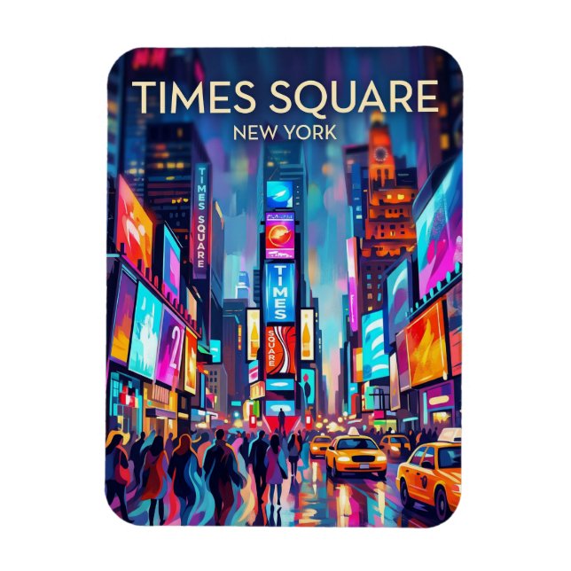 Times Square USA Magnet (Vertikal)