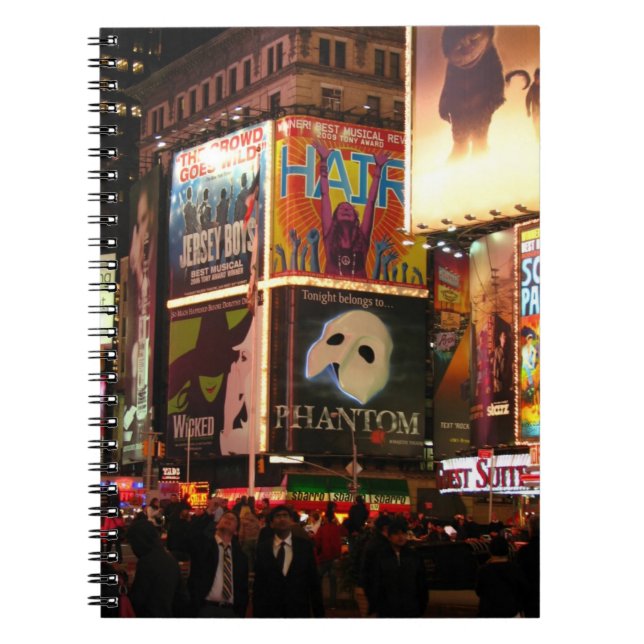 Times Squarenotizbuch Notizblock (Vorderseite)