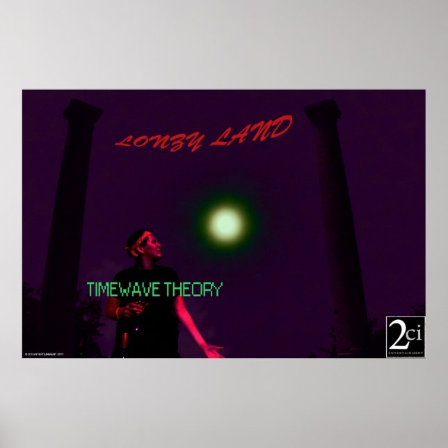 TIMEWAVE THEORY Lonzy Land Custom Album Poster (Vorne)
