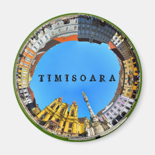 Timisoara Stadt Romantik Gewerkschaft Piazza Panor Magnet