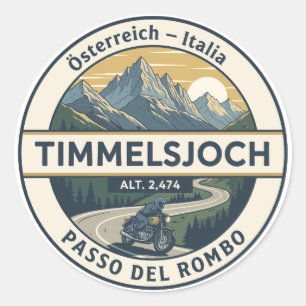 Timmelsjoch - Passo del Rombo Aufkleber