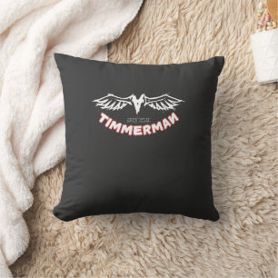 Timmerman – Streetwear Flügel Logo Design Kissen