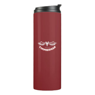 Timmerman – Streetwear Flügel Logo Design Thermosbecher