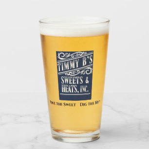 Timmy B's Sweet Pint Glass Glas