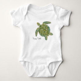 Timmy One's Turtle Bodysuit Baby Strampler