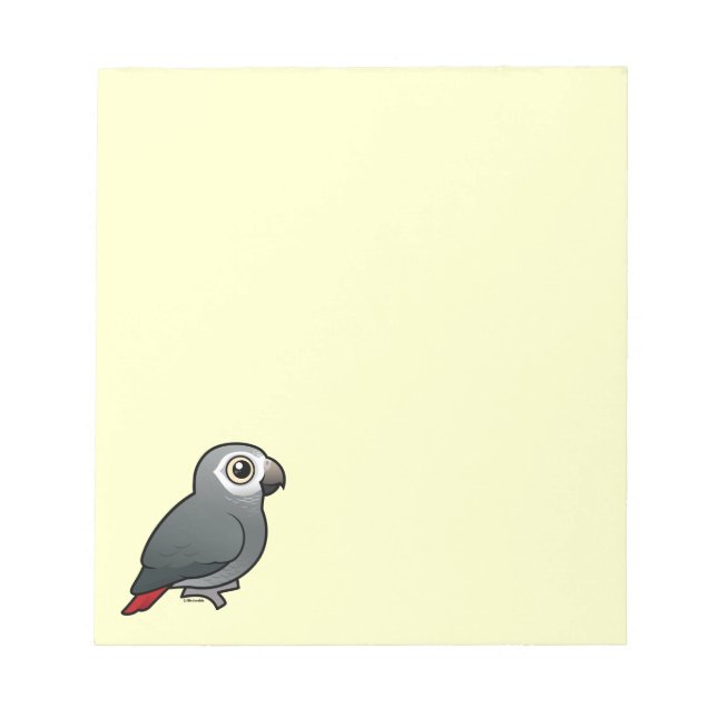 Timneh African Gray Parrot Notizblock (Vorderseite)