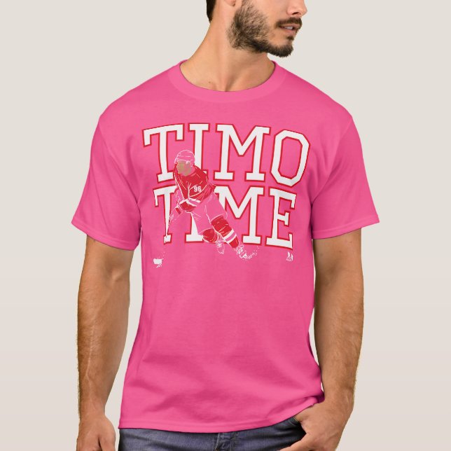 Timo Meier Timo Time New Jersey Hockey T-Shirt (Vorderseite)