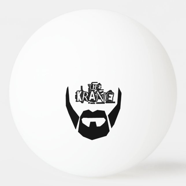 Timothy Krane Der Krane Schwarze Bart Tischtennisball (Vorderseite)