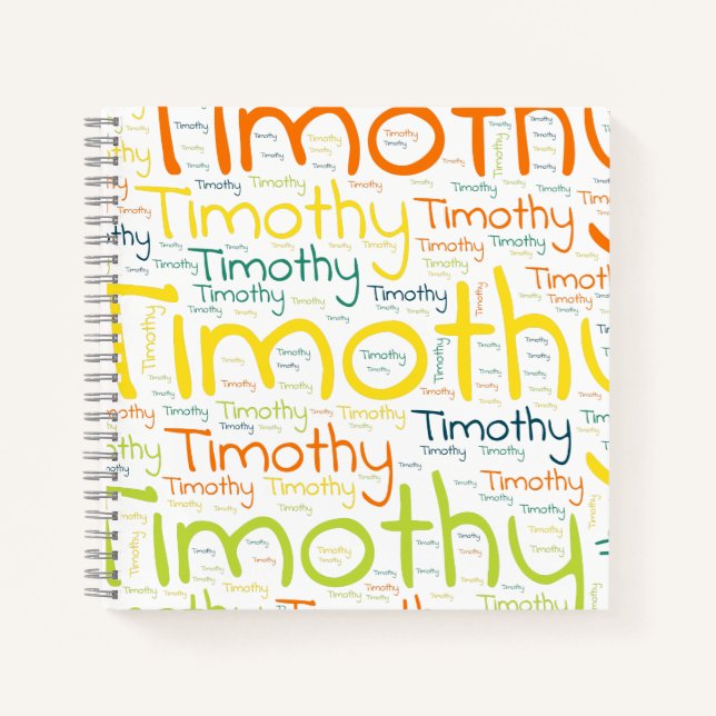 Timothy Notizbuch (Vorderseite)
