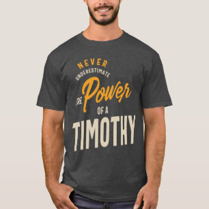 Timothy Personalisiert Name Birthday Gift T-Shirt