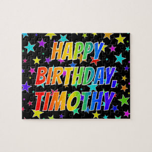 "TIMOTHY" Vorname, Spaß "GLÜCKLICHER GEBURTSTAG"