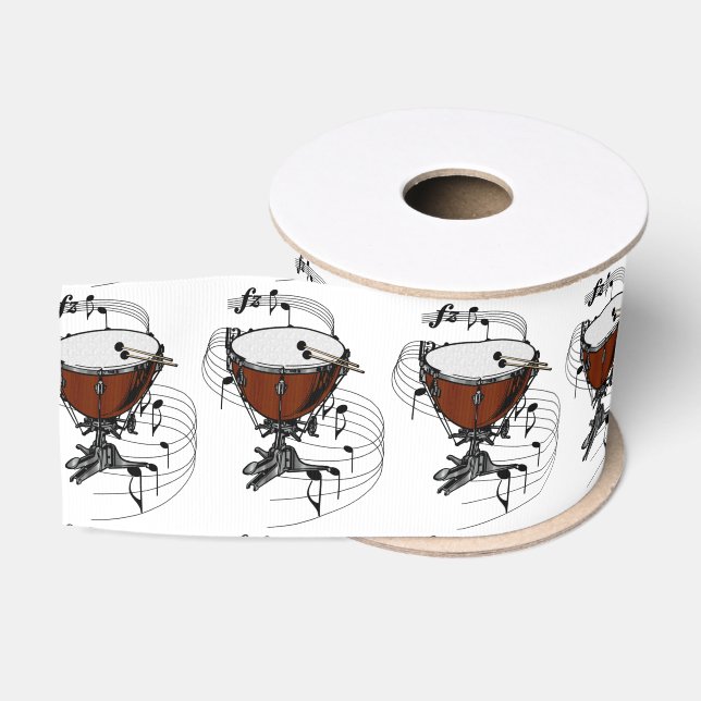 Timpani (Kessel-Trommel) Ripsband (Spule)