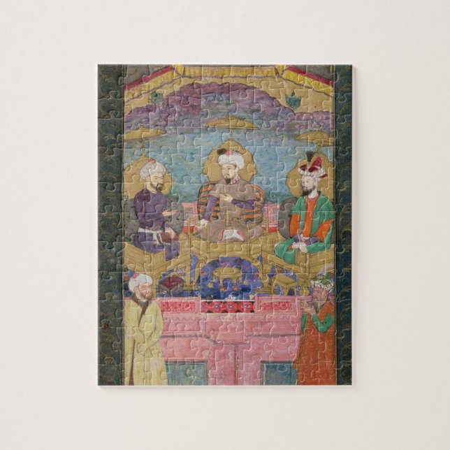 Timur (1336-1405), Babur (1483-1530, r.1526-30) (Vertikal)