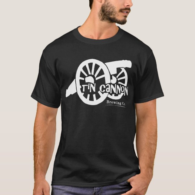Tin Cannon - Großes Cannon-Logo auf der Vorderseit T-Shirt (Vorderseite)